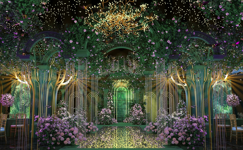 滨州奇妙森林婚礼堂效果展示