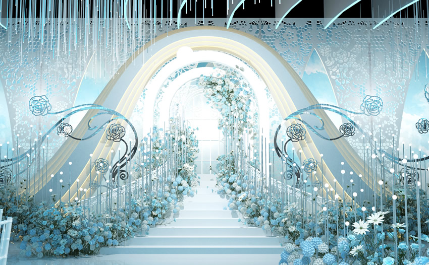 滨州釡香烙馍村水晶厅效果展示